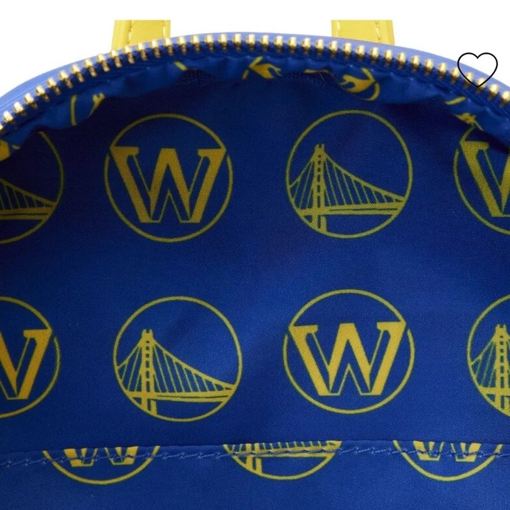 Loungefly Golden State Warriors patches icons mini backpack